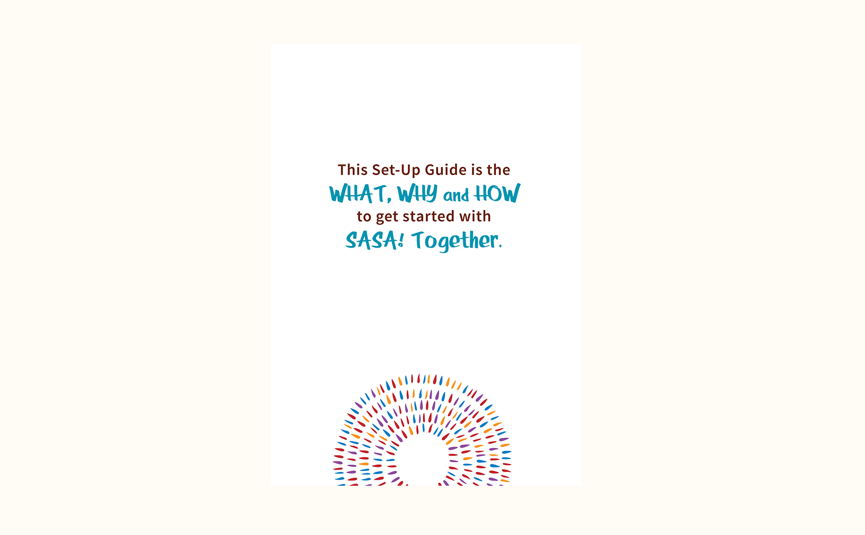 Set-up Guide sasa together