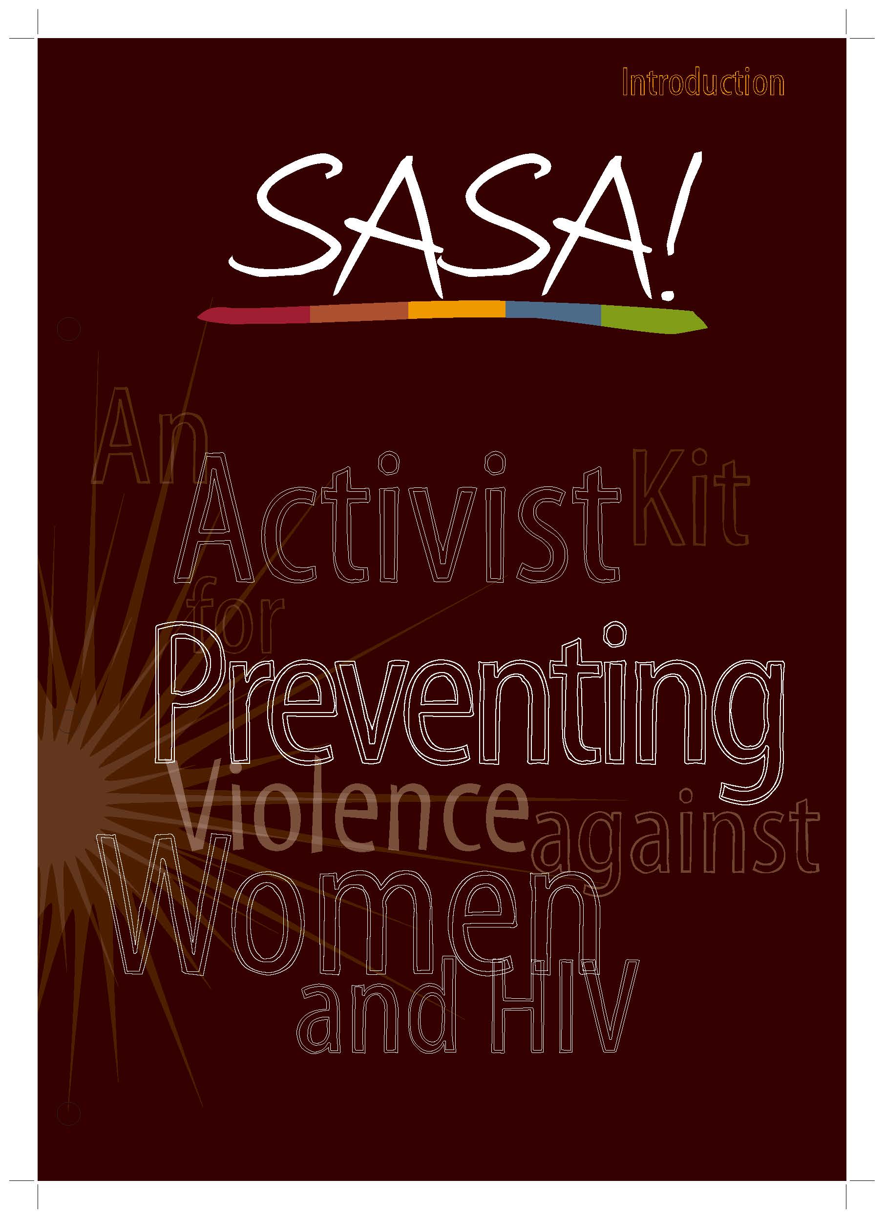 <i>SASA!</i> Activist Kit, Introduction